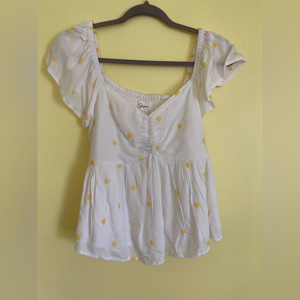 Flutter Sleeve Baby Doll Top